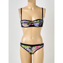 HUIT - Maillot de bain 2 pièces noir en polyamide - Femme - Taille TU - Modz