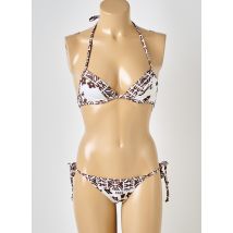 JENNA DE ROSNAY - Maillot de bain 2 pièces marron en polyamide - Femme - Taille TU - Modz