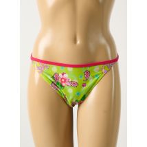 BEACH SECRET - Bas de maillot de bain vert en polyamide - Femme - Taille 44 - Modz
