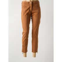 PAUL BRIAL - Jeans coupe slim marron en coton - Femme - Taille 36 - Modz