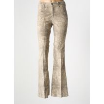 MASON'S - Pantalon flare beige en coton - Femme - Taille 42 - Modz