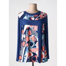 VETISTYLE - T-shirt bleu en viscose - Femme - Taille 42 - Modz