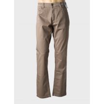 KITISO - Pantalon droit marron en coton - Femme - Taille 50 - Modz
