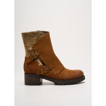 MINKA DESIGN - Bottines/Boots marron en cuir - Femme - Taille 39 - Modz