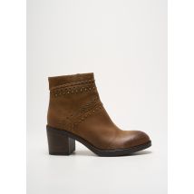 MINKA DESIGN - Bottines/Boots marron en cuir - Femme - Taille 39 - Modz