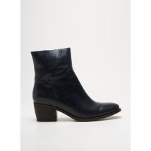 MINKA DESIGN - Bottines/Boots bleu en cuir - Femme - Taille 40 - Modz