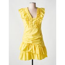 RINASCIMENTO - Robe courte jaune en polyester - Femme - Taille 36 - Modz