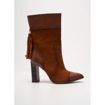 TAMARIS - Bottines/Boots marron en cuir - Femme - Taille 40 - Modz