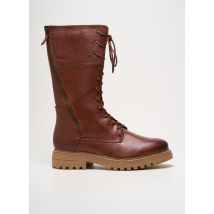 TAMARIS - Bottes marron en cuir - Femme - Taille 41 - Modz