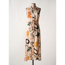 ZIBI LONDON - Robe longue beige en viscose - Femme - Taille 36 - Modz