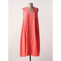 MES SOEURS ET MOI - Robe mi-longue rose en coton - Femme - Taille 44 - Modz