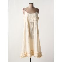 JAYKO - Robe mi-longue beige en coton - Femme - Taille 44 - Modz