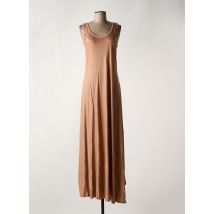 SEMIOLOGY - Robe longue marron en viscose - Femme - Taille 40 - Modz