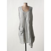GERSHON BRAM - Robe mi-longue gris en viscose - Femme - Taille 44 - Modz
