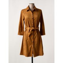 ESQUALO - Robe courte marron en polyester - Femme - Taille 48 - Modz