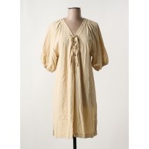 YEST - Robe courte beige en viscose - Femme - Taille 36 - Modz