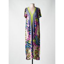 AN II VITO - Robe longue violet en viscose - Femme - Taille 42 - Modz