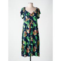 AN II VITO - Robe mi-longue bleu en polyester - Femme - Taille 44 - Modz