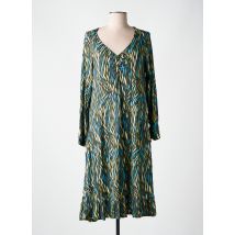 AN II VITO - Robe mi-longue vert en viscose - Femme - Taille 46 - Modz