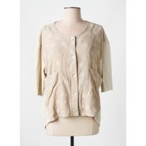 ELSEWHERE - Chemisier beige en coton - Femme - Taille 40 - Modz