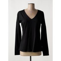 YEST - T-shirt noir en viscose - Femme - Taille 40 - Modz