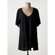 OZAI N KU - Tunique manches courtes noir en lin - Femme - Taille 40 - Modz