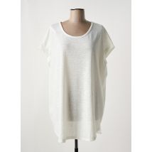 GERSHON BRAM - Tunique manches courtes beige en coton - Femme - Taille 46 - Modz