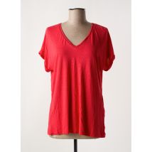 YEST - T-shirt rouge en viscose - Femme - Taille 42 - Modz