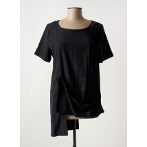 ELSEWHERE - Tunique manches courtes noir en lyocell - Femme - Taille 42 - Modz