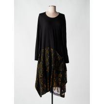 ALEMBIKA - Robe mi-longue noir en viscose - Femme - Taille 46 - Modz