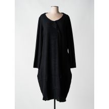 LUUKAA - Robe mi-longue noir en polyester - Femme - Taille 44 - Modz
