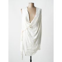 LOTUS EATERS - Tunique sans manche beige en viscose - Femme - Taille 42 - Modz
