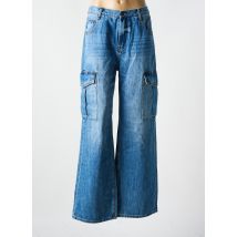 ESQUALO - Jeans coupe large bleu en coton - Femme - Taille 42 - Modz