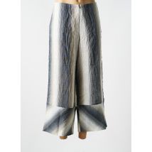 ALEMBIKA - Pantalon 7/8 gris en polyester - Femme - Taille 44 - Modz