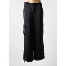 YEST - Pantalon large noir en polyester - Femme - Taille 40 - Modz