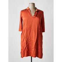AN II VITO - Robe courte orange en viscose - Femme - Taille 42 - Modz