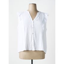 YEST - Chemisier blanc en viscose - Femme - Taille 48 - Modz