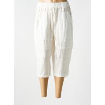 LUUKAA - Pantacourt blanc en lin - Femme - Taille 38 - Modz