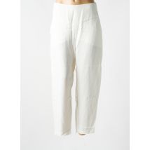 LOTUS EATERS - Pantalon 7/8 blanc en viscose - Femme - Taille 36 - Modz