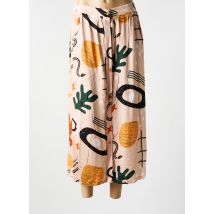 ZIBI LONDON - Jupe longue rose en viscose - Femme - Taille 46 - Modz