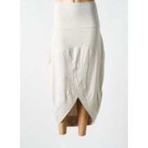 ELSEWHERE - Jupe longue beige en viscose - Femme - Taille 40 - Modz