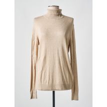 B.YOUNG - Pull col roulé beige en viscose - Femme - Taille 42 - Modz