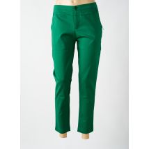 CHIC & JEUNE - Pantalon 7/8 vert en coton - Femme - Taille 42 - Modz