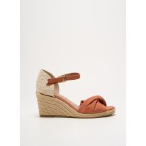 TAMARIS - Espadrilles marron en textile - Femme - Taille 38 - Modz