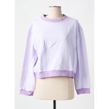 LAY LAY - Sweat-shirt violet en coton - Femme - Taille 40 - Modz