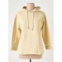 LAZY & COSY - Sweat-shirt à capuche beige en coton - Femme - Taille 36 - Modz