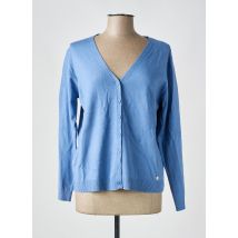 LUISA LOIRE - Gilet manches longues bleu en viscose - Femme - Taille 42 - Modz