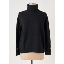 ANNA & GABRI - Pull col roulé noir en laine - Femme - Taille 40 - Modz