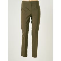 FICELLE - Pantalon slim vert en viscose - Femme - Taille 42 - Modz