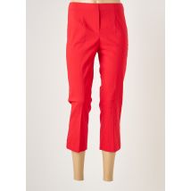 FICELLE - Pantacourt rouge en viscose - Femme - Taille 36 - Modz